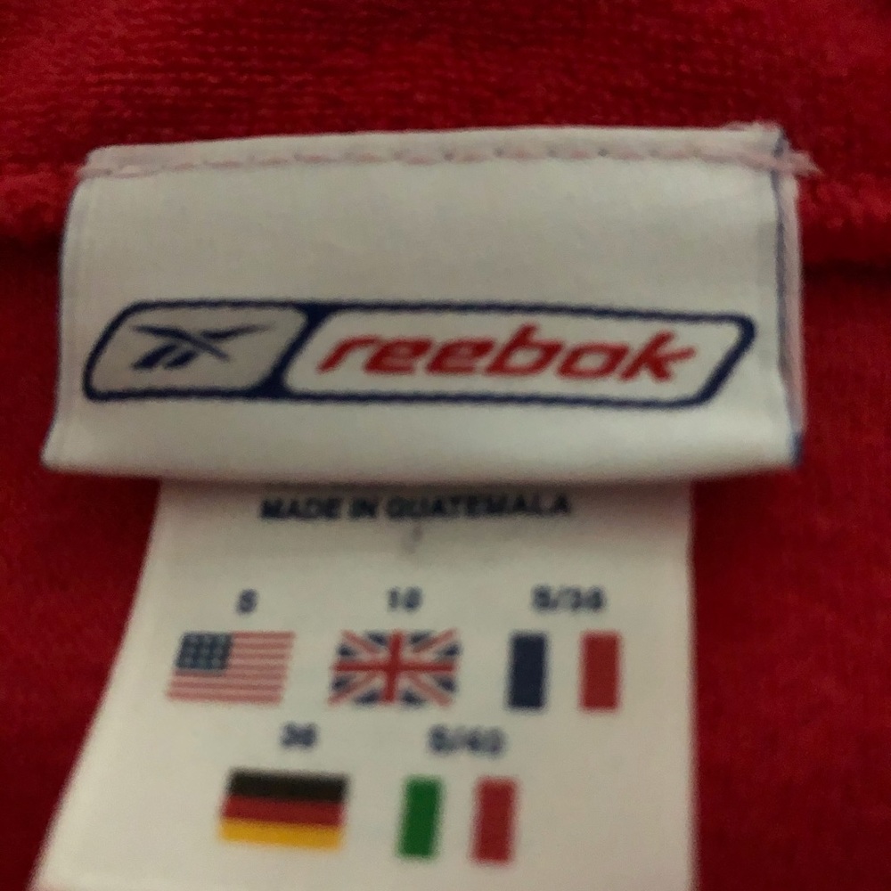 Red Terry Warm Up Suit - Picture 13 of 13